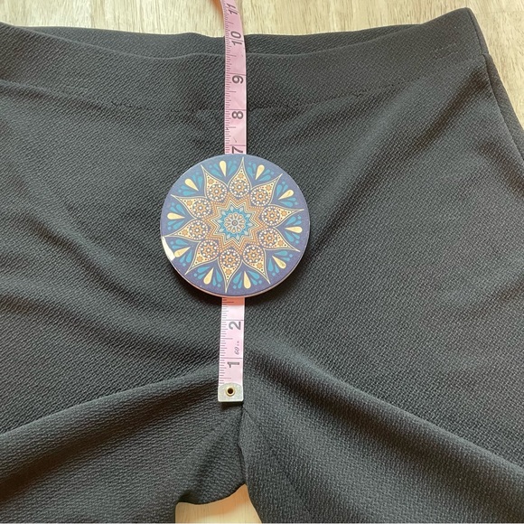 CHICO’S Black Dress Slacks! Pull on Black NICE Knit Pants with slight stretch! S - Picture 9 of 13